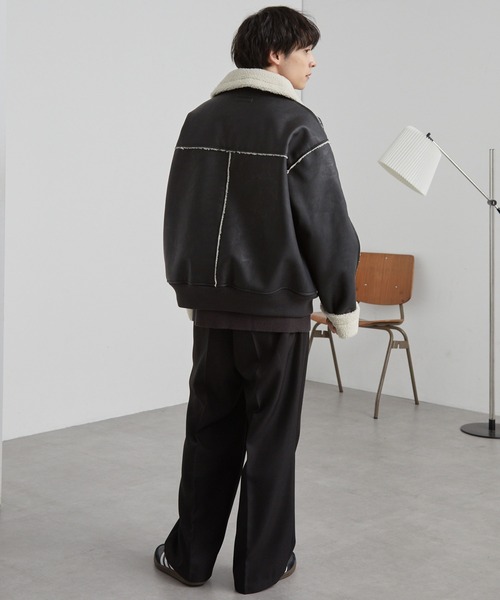 「MONO-MART」 ブルゾン L ブラック メンズ_画像7