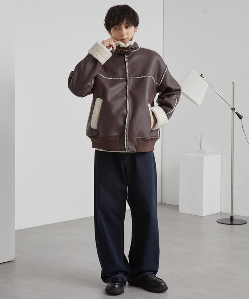 「MONO-MART」 ブルゾン L ブラック メンズ_画像9