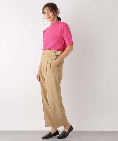 「LEPSIM」 チノパンツ MEDIUM ネイビー レディース_画像2