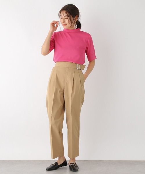 「LEPSIM」 チノパンツ MEDIUM ネイビー レディース_画像3