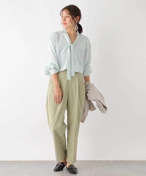 「LEPSIM」 チノパンツ MEDIUM ネイビー レディース_画像5