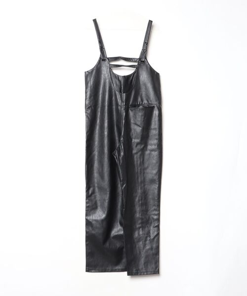 「musubore」 オーバーオール 1 ブラック レディース_画像2