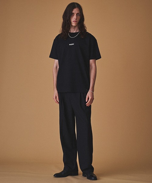 「MSML」 半袖Tシャツ L ホワイト メンズ_画像8