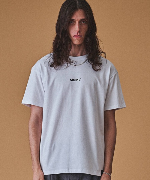 「MSML」 半袖Tシャツ L ホワイト メンズ_画像9