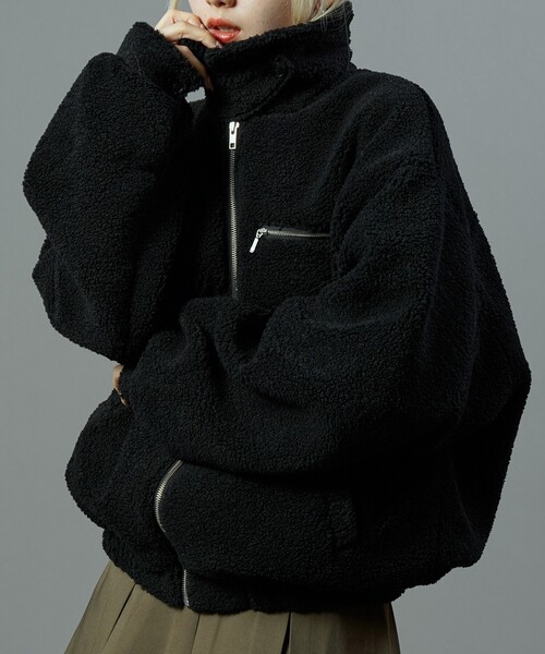 「PUBLUX」 ブルゾン LARGE グレー メンズ_画像4