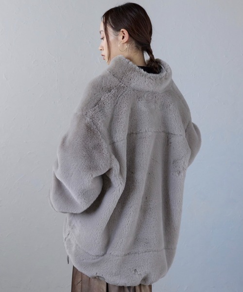 「ap retro」 ブルゾン FREE ブラック レディース_画像4