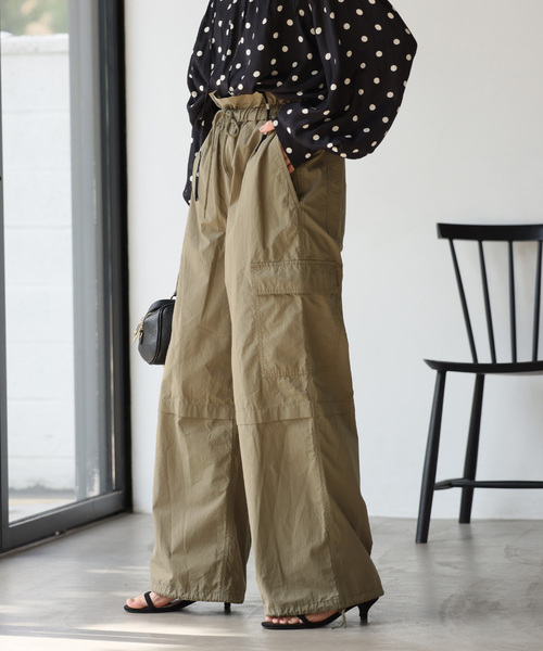 「JOURNAL STANDARD relume」 イージーパンツ FREE ベージュ レディース_画像3