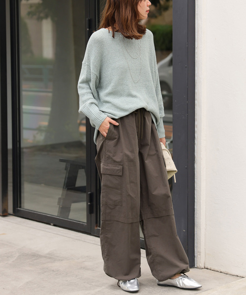 「JOURNAL STANDARD relume」 イージーパンツ FREE ベージュ レディース_画像4