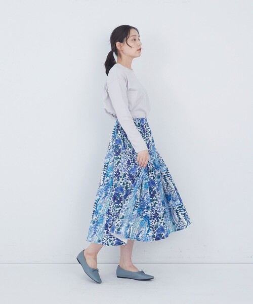 ADIEU TRISTESSE（アデュートリステス） スカート リバティプリント