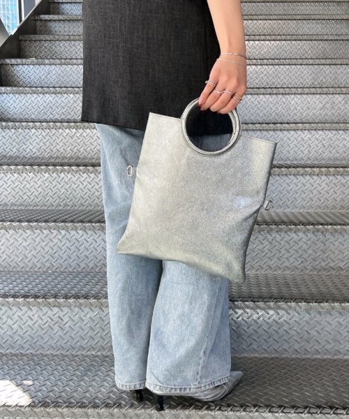 「Scrap Book」 2WAYバッグ FREE シルバー レディース_画像9