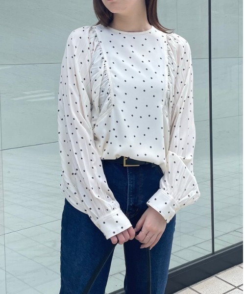 「Mila Owen」 長袖チュニック 1 ベージュ レディース_画像3