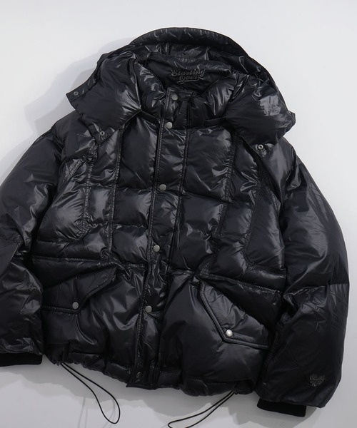 ダウンジャケット ダウン 2way リバーシブル 中綿 シレ―ブルゾン