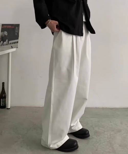 「link lot」 チノパンツ M ベージュ メンズ_画像7