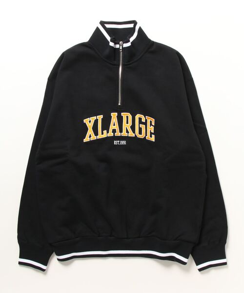 XLARGE（エクストラ ラージ） スウェットカットソー S ブラック メンズ 
