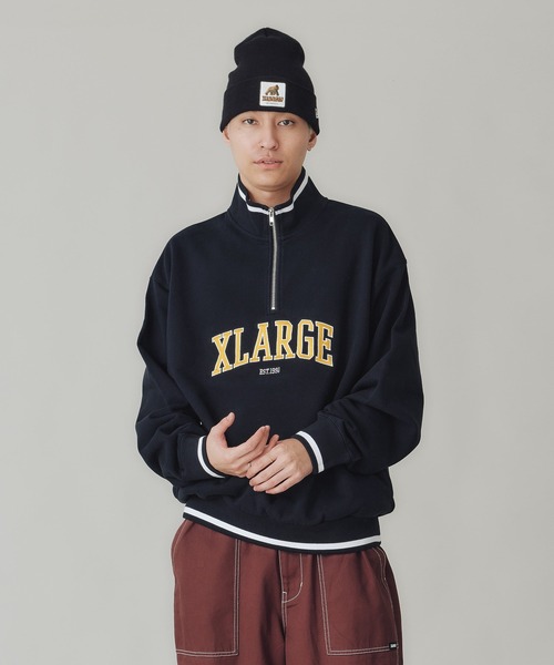 XLARGE（エクストラ ラージ） スウェットカットソー S ブラック メンズ 