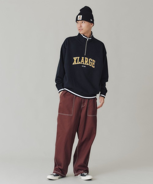 XLARGE（エクストラ ラージ） スウェットカットソー S ブラック メンズ 