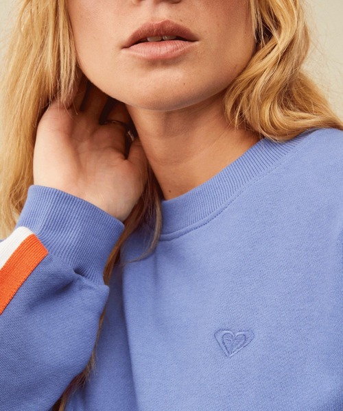 「ROXY」 スウェットカットソー MEDIUM ブルー レディース_画像5