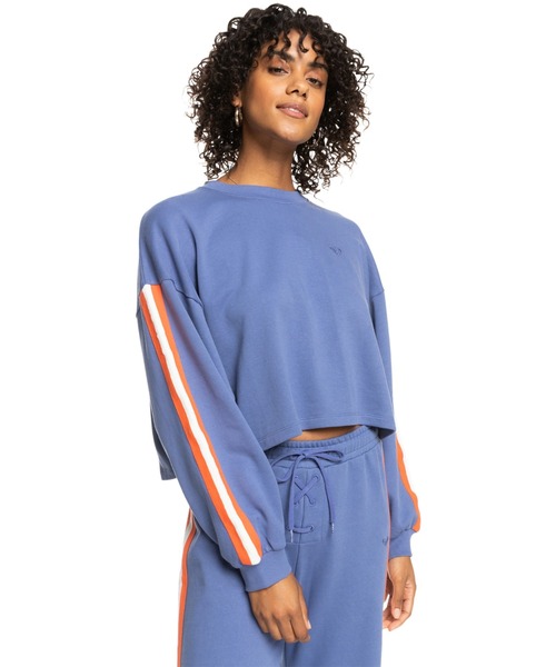 「ROXY」 スウェットカットソー MEDIUM ブルー レディース_画像7