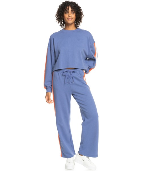 「ROXY」 スウェットカットソー MEDIUM ブルー レディース_画像9