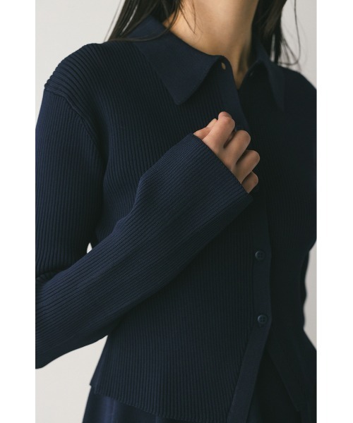 「STYLEMIXER」 ニットワンピース MEDIUM ネイビー レディースの画像