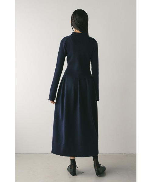 「STYLEMIXER」 ニットワンピース MEDIUM ネイビー レディースの画像
