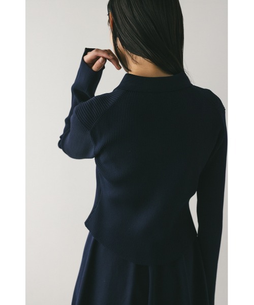 「STYLEMIXER」 ニットワンピース MEDIUM ネイビー レディースの画像