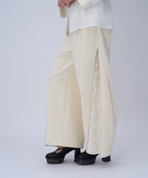 HARE（ハレ） ワイドパンツ パンツ 2WAYジップカーブパンツ(HARE