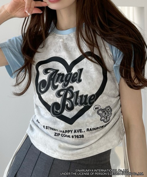エンジェルブルー　半袖Tシャツ　L ANGEL BLUE（エンジェルブルー） tシャツ 半袖 「ANGEL BLUE」別注