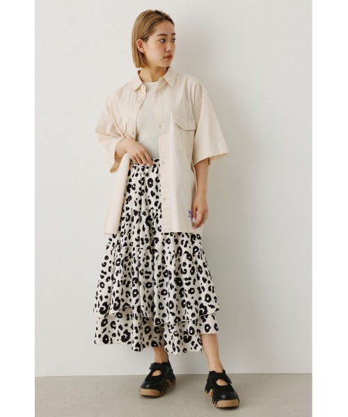 「RODEO CROWNS WIDE BOWL」 フリルスカート FREE ベージュ系その他 レディース_画像5