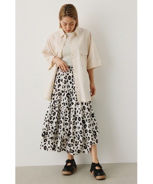 「RODEO CROWNS WIDE BOWL」 フリルスカート FREE ベージュ系その他 レディース_画像6