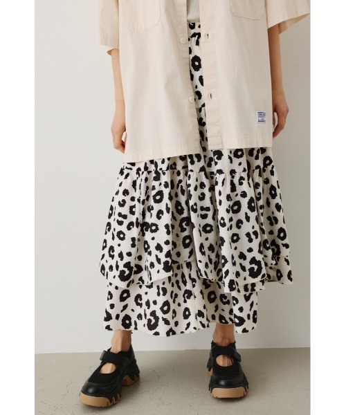 「RODEO CROWNS WIDE BOWL」 フリルスカート FREE ベージュ系その他 レディース_画像7