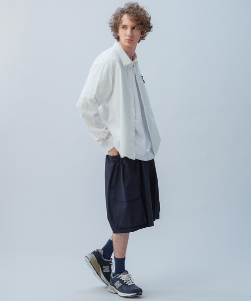 シャツ +phenix(プラスフェニックス) AIRFLOW LONG SLEEVE SHIRT / エアフロー ロングスリーブシャツ メンズの画像