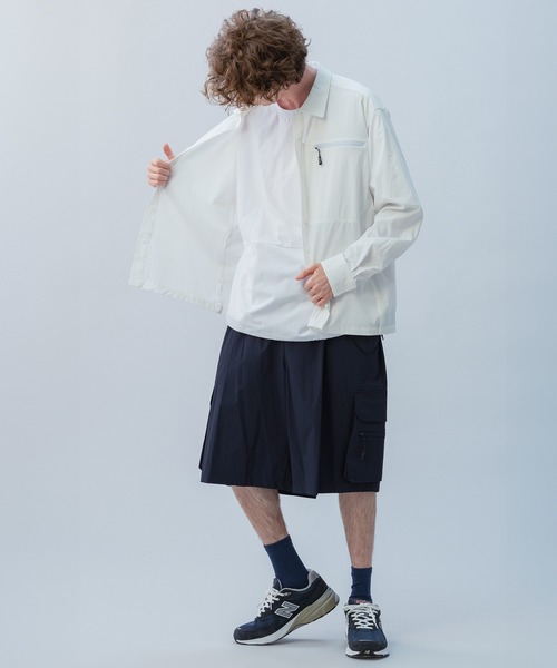 シャツ +phenix(プラスフェニックス) AIRFLOW LONG SLEEVE SHIRT / エアフロー ロングスリーブシャツ メンズの画像