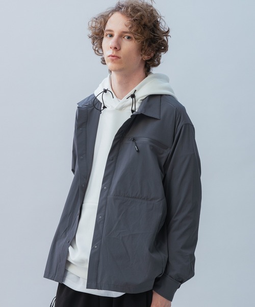 シャツ +phenix(プラスフェニックス) AIRFLOW LONG SLEEVE SHIRT / エアフロー ロングスリーブシャツ メンズの画像