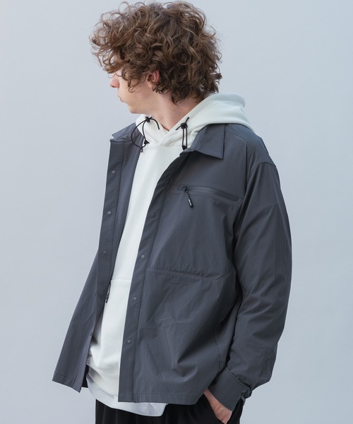 シャツ +phenix(プラスフェニックス) AIRFLOW LONG SLEEVE SHIRT / エアフロー ロングスリーブシャツ メンズの画像