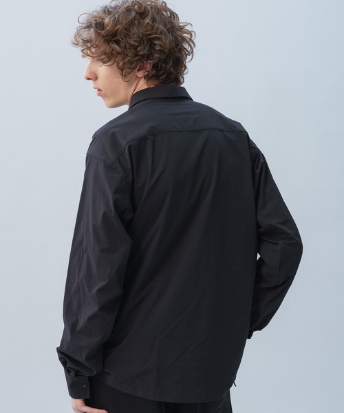 シャツ +phenix(プラスフェニックス) AIRFLOW LONG SLEEVE SHIRT / エアフロー ロングスリーブシャツ メンズの画像