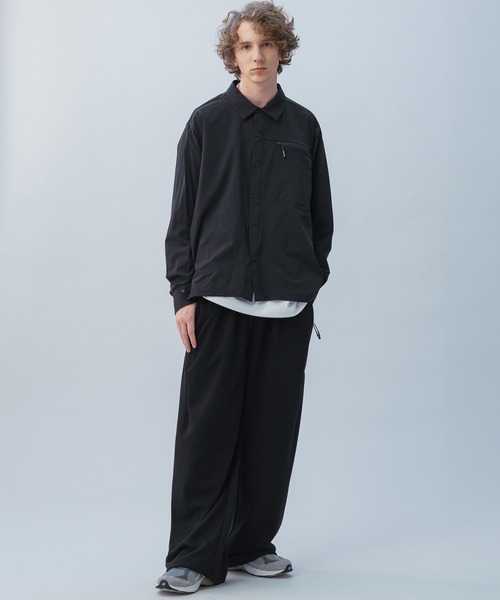シャツ +phenix(プラスフェニックス) AIRFLOW LONG SLEEVE SHIRT / エアフロー ロングスリーブシャツ メンズの画像