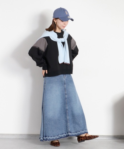 cepo（セポ） デニムスカート 「歩くたび美しく揺れる」サイドタック