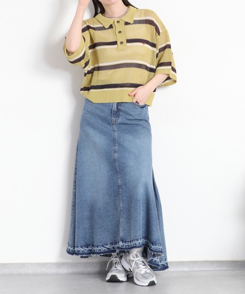cepo（セポ） デニムスカート 「歩くたび美しく揺れる」サイドタック