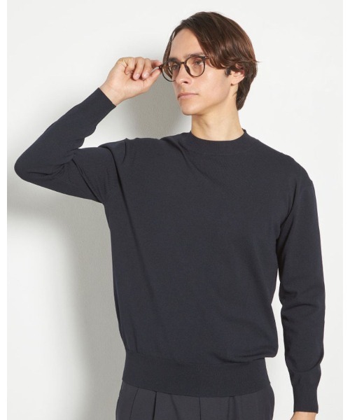 SUIT SELECT tシャツ 「RBC」コットンブレンドモックネックニット SUIT SELECT tシャツ 「RBC」コットンブレンドモックネックニット