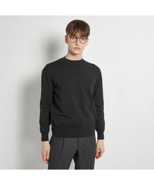 SUIT SELECT tシャツ 「RBC」コットンブレンドモックネックニット