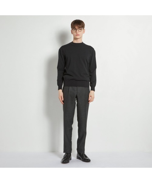 SUIT SELECT tシャツ 「RBC」コットンブレンドモックネックニット 
