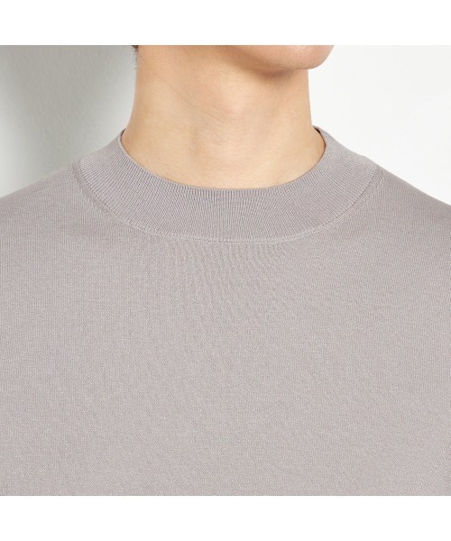 SUIT SELECT tシャツ 「RBC」コットンブレンドモックネックニット