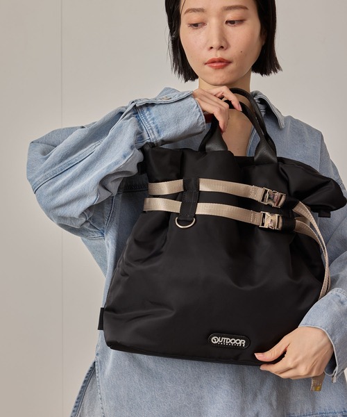「OUTDOOR PRODUCTS」 2WAYバッグ FREE ブラック レディース_画像2