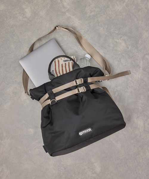 「OUTDOOR PRODUCTS」 2WAYバッグ FREE ブラック レディース_画像8