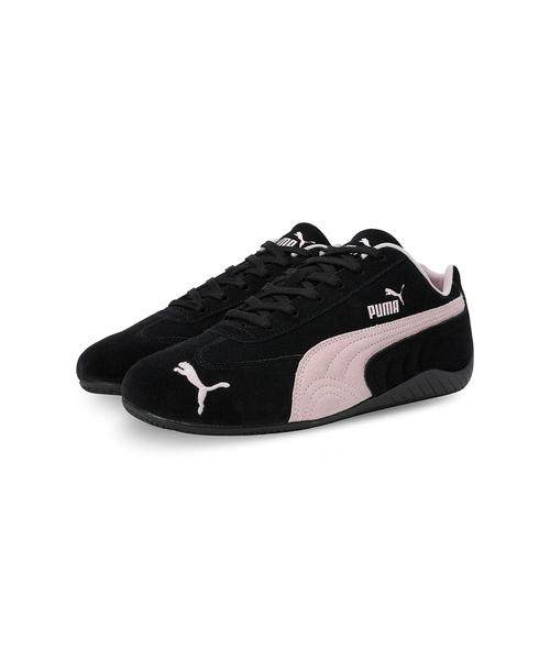 「PUMA」 ローカットスニーカー 24cm ブラック レディースの画像