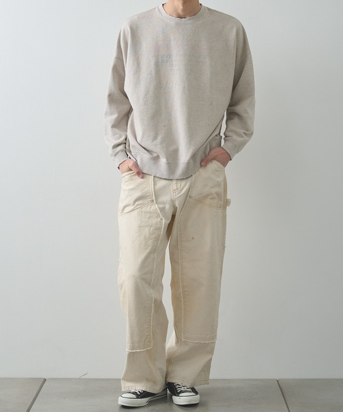 ジーンズ 「FACCIES/ファッチーズ」AGINGA DUCK DOUBLE KNEE PANTS メンズの画像