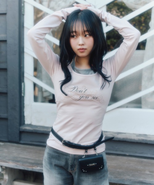 「FCMM」 長袖カットソー SMALL グレー レディース_画像6