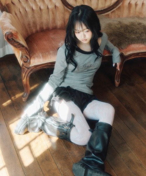 「FCMM」 長袖カットソー SMALL グレー レディース_画像8