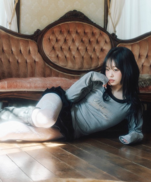 「FCMM」 長袖カットソー SMALL グレー レディース_画像9
